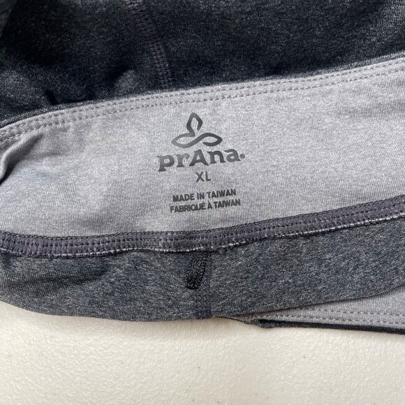 prAna Gabi Leggings Womens XL Contrast Gray Mid-rise Tight Compression Hot Yoga - Picture 11 of 16